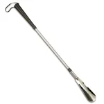 Homecraft Chromed Shoe Horn 60cm with flexible spring mounting and plastic handle