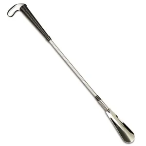 Homecraft Chromed Shoe Horn 60cm with flexible spring mounting and plastic handle