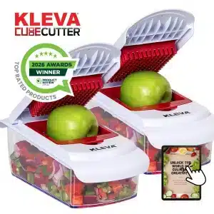 Kleva Cube Cutter compact vegetable cutter with multiple blades and attachments