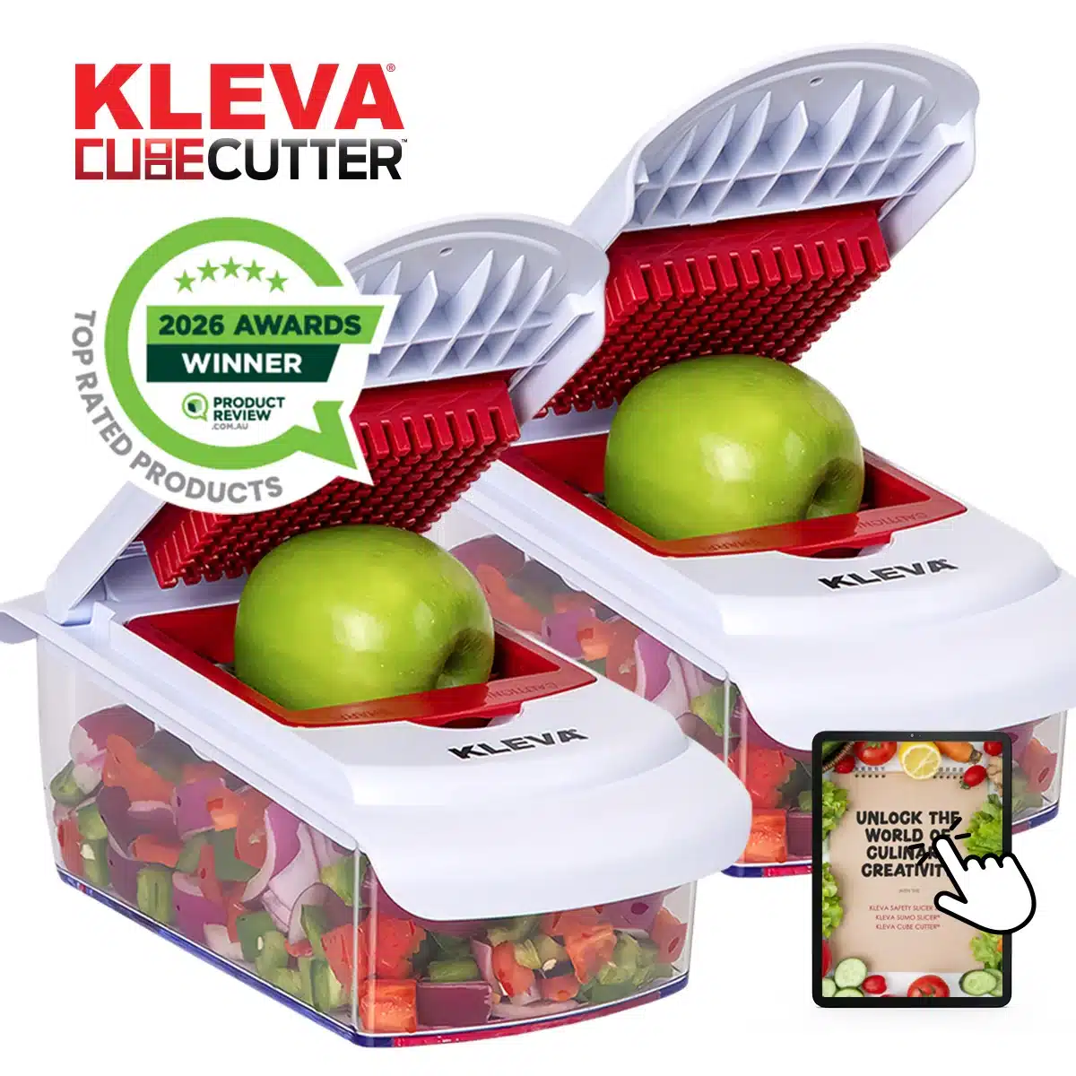 Kleva Cube Cutter Compact Vegetable Cutter - Medimart