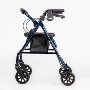 KCare Deluxe Seat Walker 6 Inch Blue - Image 4