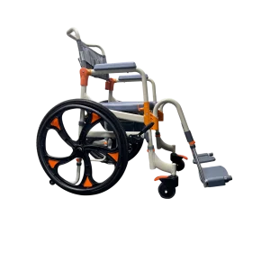 Showerbuddy Solo Traveller self-propelled foldable shower commode chair SB7W