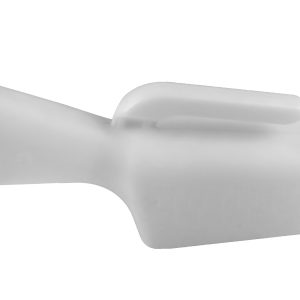 Female 1000ml white urinal with carry handle