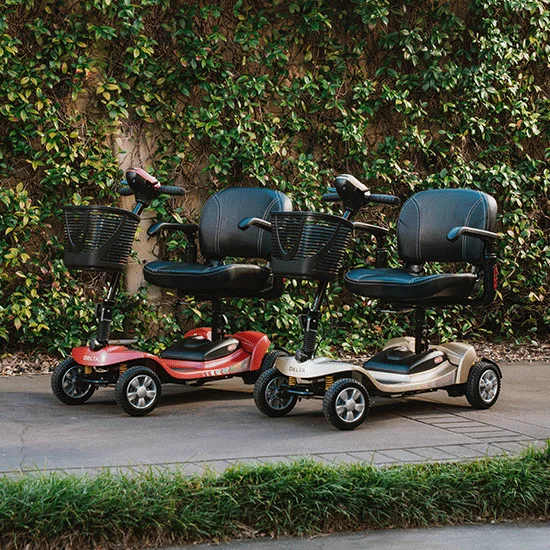 Aspire Delta Small Pull Apart Mobility Scooter with suspension and lithium battery