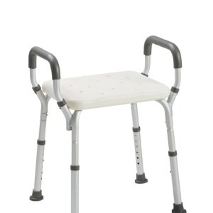 Max Mobility Delta S24 height adjustable aluminium shower stool