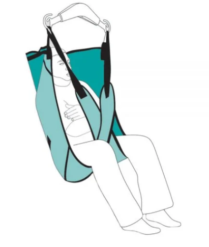Duracare General Purpose Sling with Head Support patient lifting sling