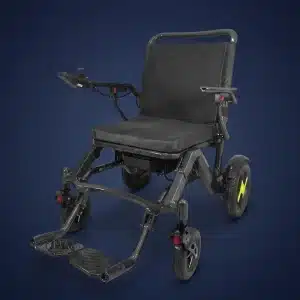Ikon Enduro Power HD Front Folding Carbon Fibre Powerchair Black