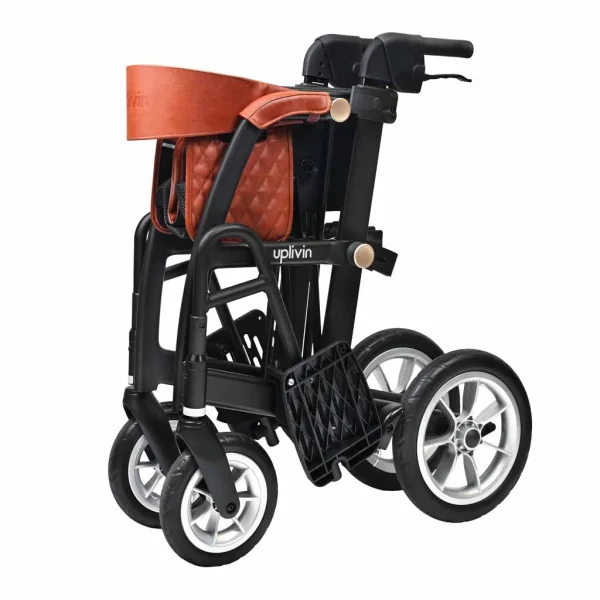 Uplivin Gavo 2-in-1 Walker Wheelchair with foldable aluminium frame