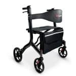 Redgum Ultra Lightweight Seat Walker Side Fold Dark Grey