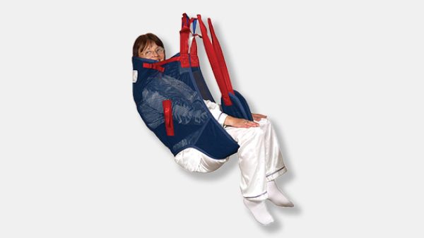 Invacare General Purpose Hygiene Sling with Head Support for patient lifting and hygiene transfers
