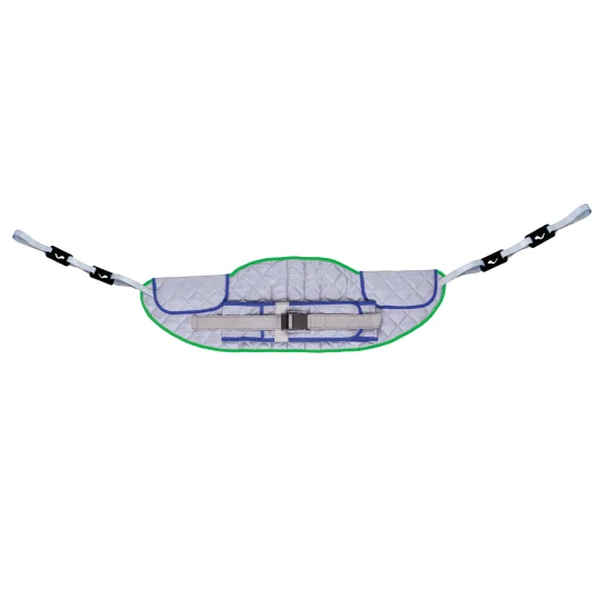 Aspire Deluxe Standing Sling polyester with black clips for patient transfers