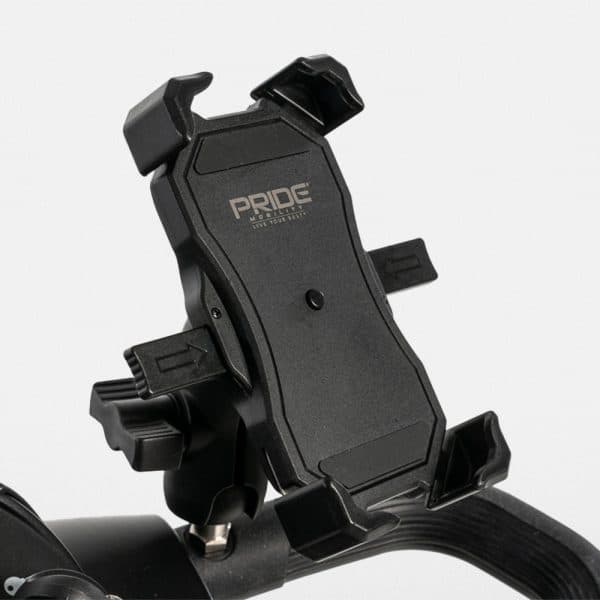 Pride Phone Holder for Jazzy Power Chairs with Adjustable Width and Height