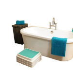 Savanah Modular Bath Step with Non-Slip Surface and Rubber Feet